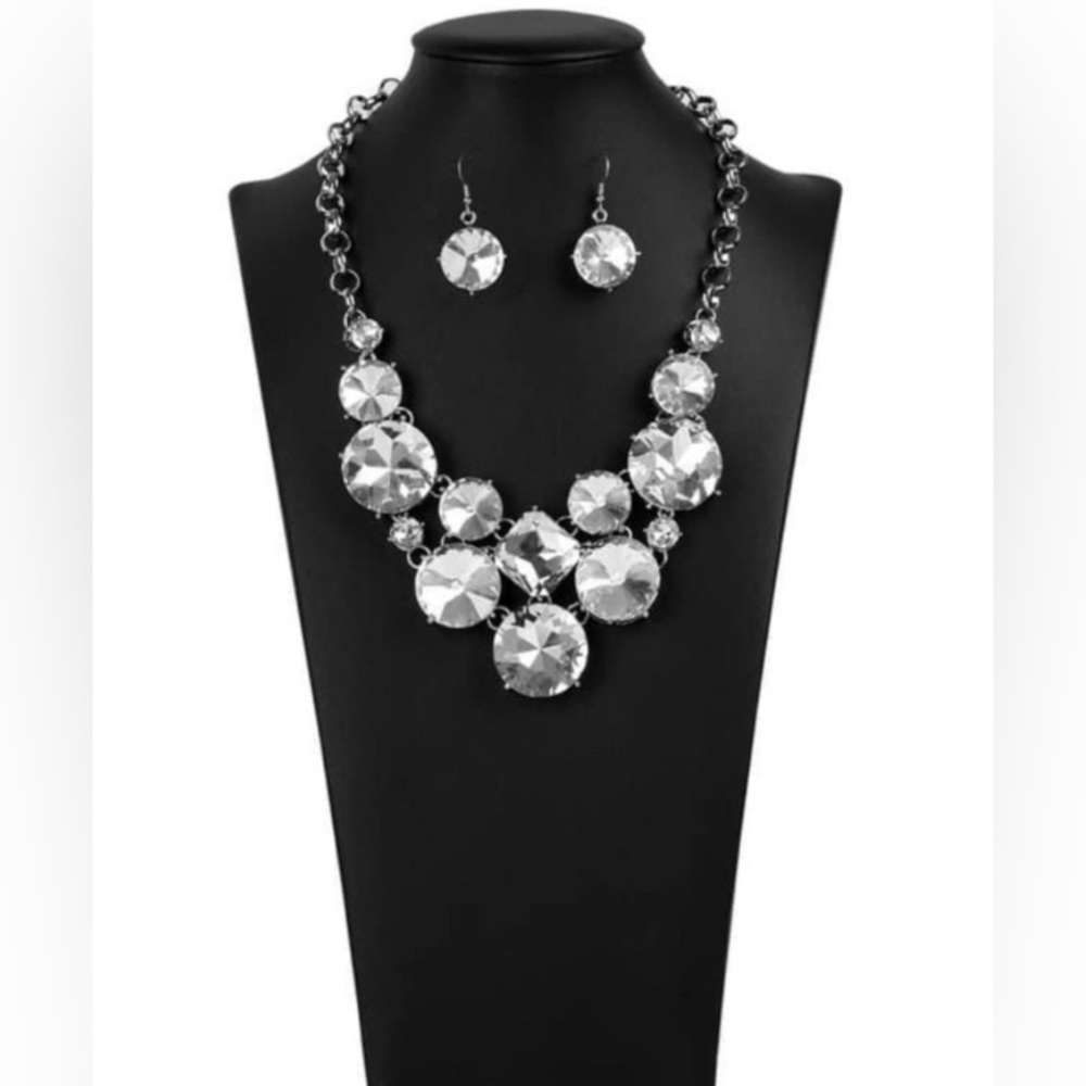 Large white rhinestones “Unpredictable” 2020 Zi Collection*
